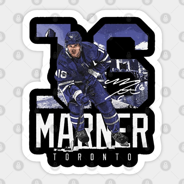 Mitch Marner Toronto Landmark Sticker by lavonneroberson